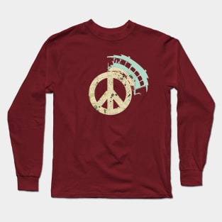 Peace San Francisco Cable Car Long Sleeve T-Shirt